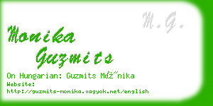 monika guzmits business card